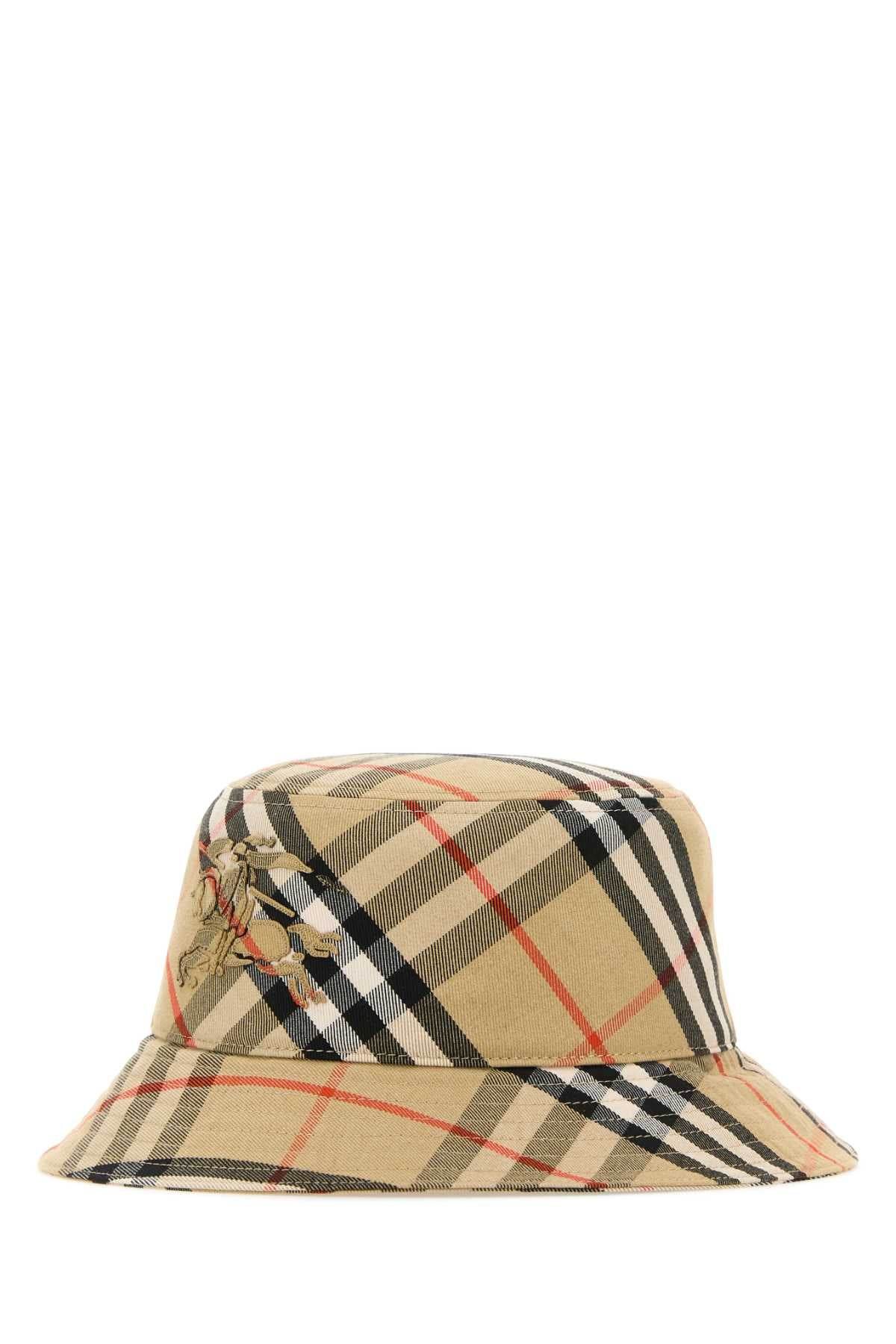 Burberry Men Printed Polyester Blend Bucket Hat - 1