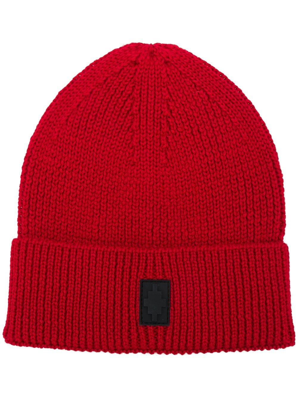 Cross ribbed-knit beanie - 1