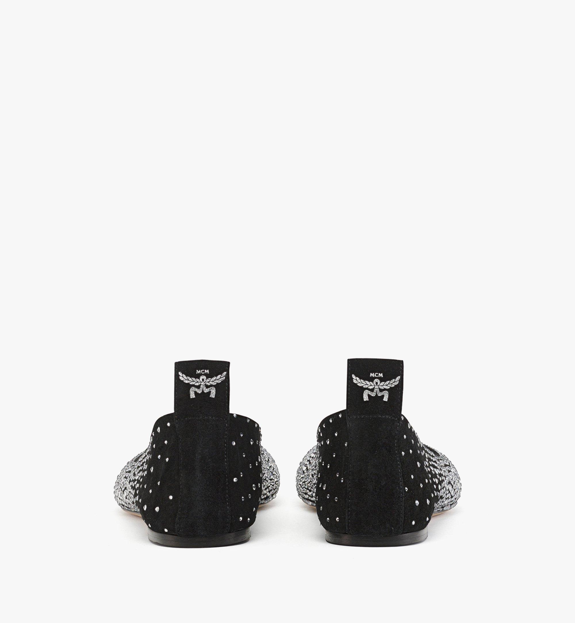 Ballerina Shoes in Gradation Crystal Suede - 3