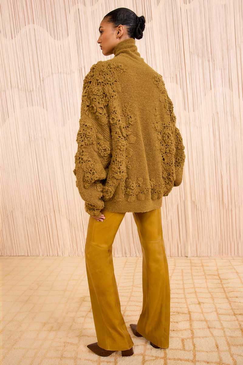 Lelou Crochet Knit Turtleneck 4