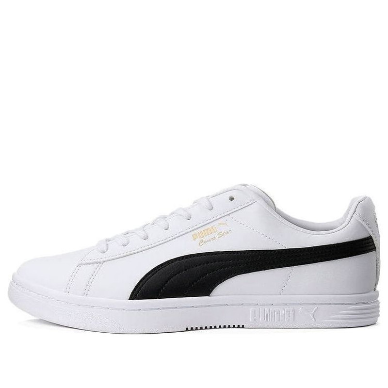 PUMA 법원 별 낮은 정상 캐주얼 스케이트 신발 Unisex 화이트 블랙 384676-01 - 1