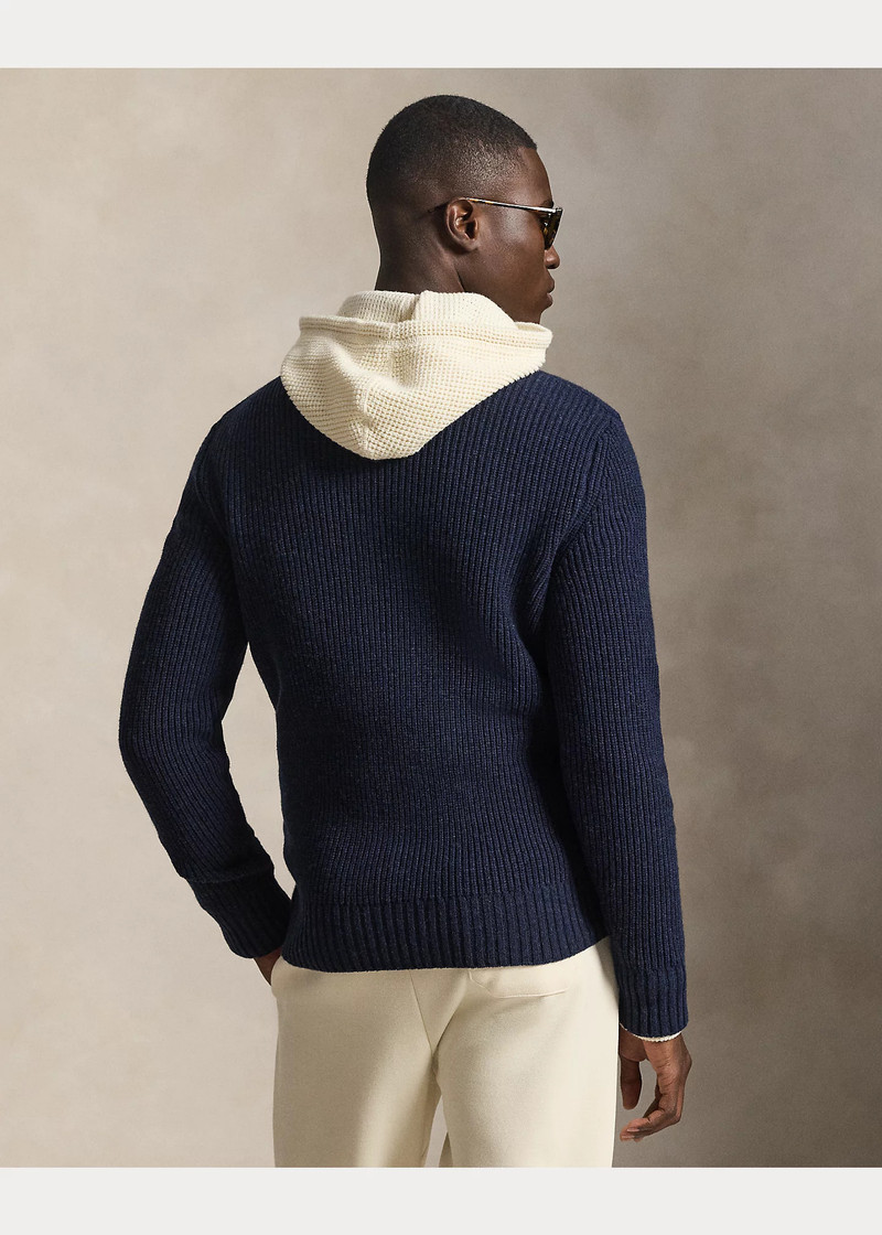 Wool-Cashmere Full-Zip Sweater 4
