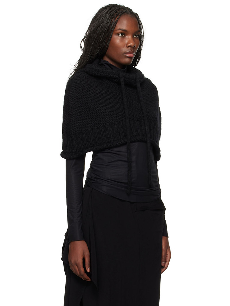 Black Hooded Warmer Hood 2