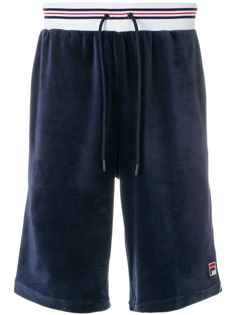 drawstring fitted shorts - 1