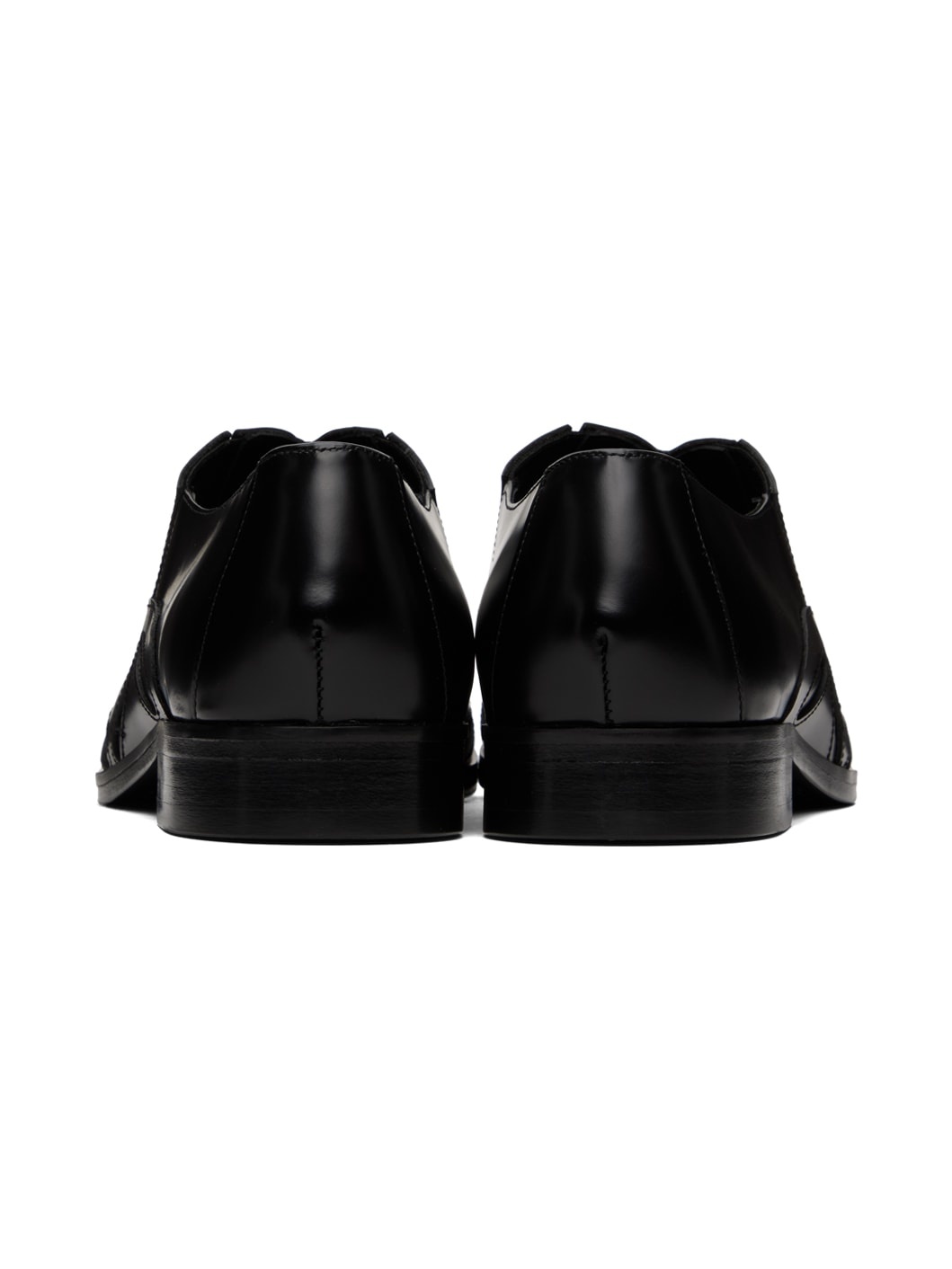 Black Slashed Loafers - 2