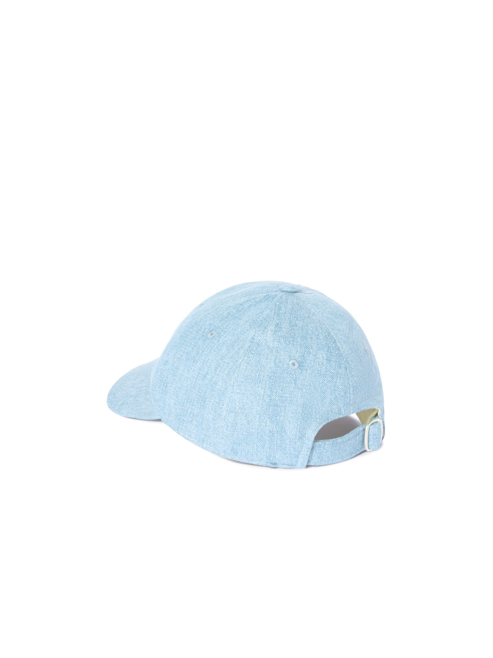 Light Blue Denim Arrow Baseball Cap - 3