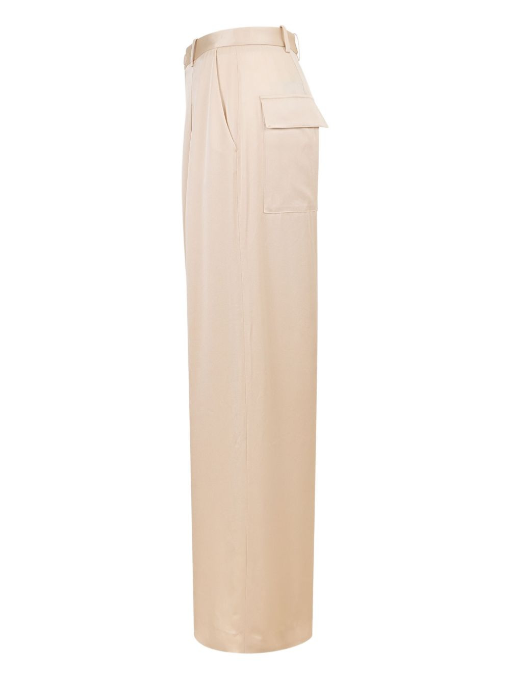 pleated straight trousers - 2