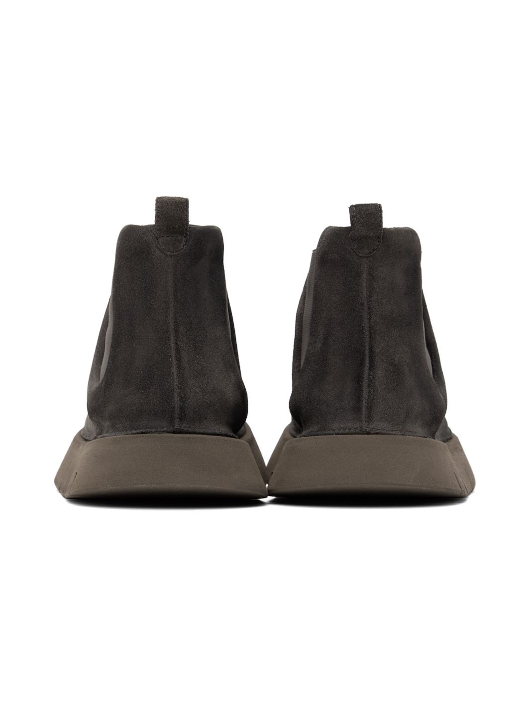 Gray Intagliata Beatle Chelsea Boots - 2