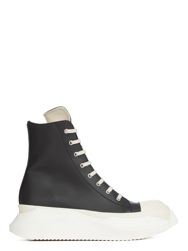 Abstract Sneaks Black vegan leather hi sneaker - Abstract sneaks 1
