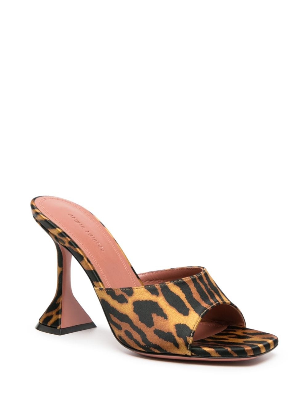 Lupita 95mm tiger-print mules - 2