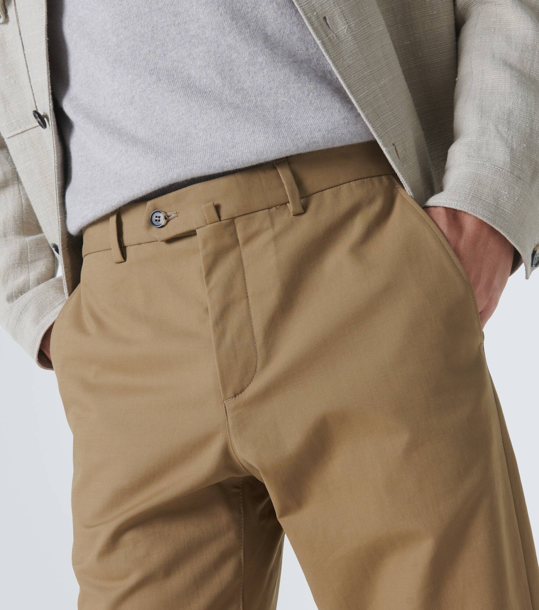 Carlo cotton-blend chinos - 5