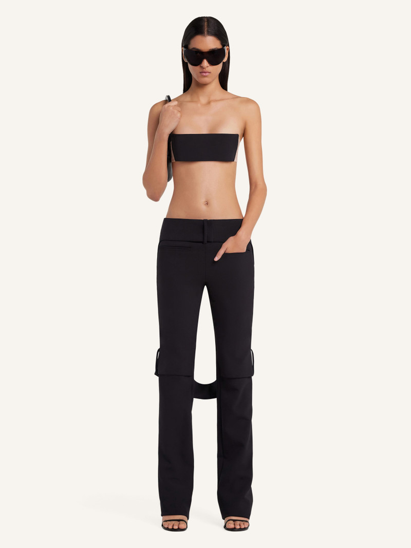 courrèges STRAP BOOTCUT PANTS outlook
