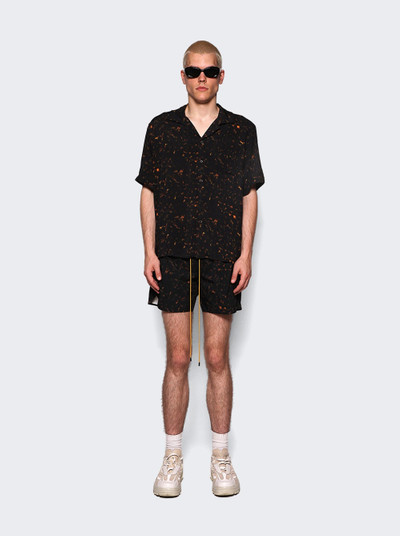 Rhude Tortoise Swim Shorts Black outlook