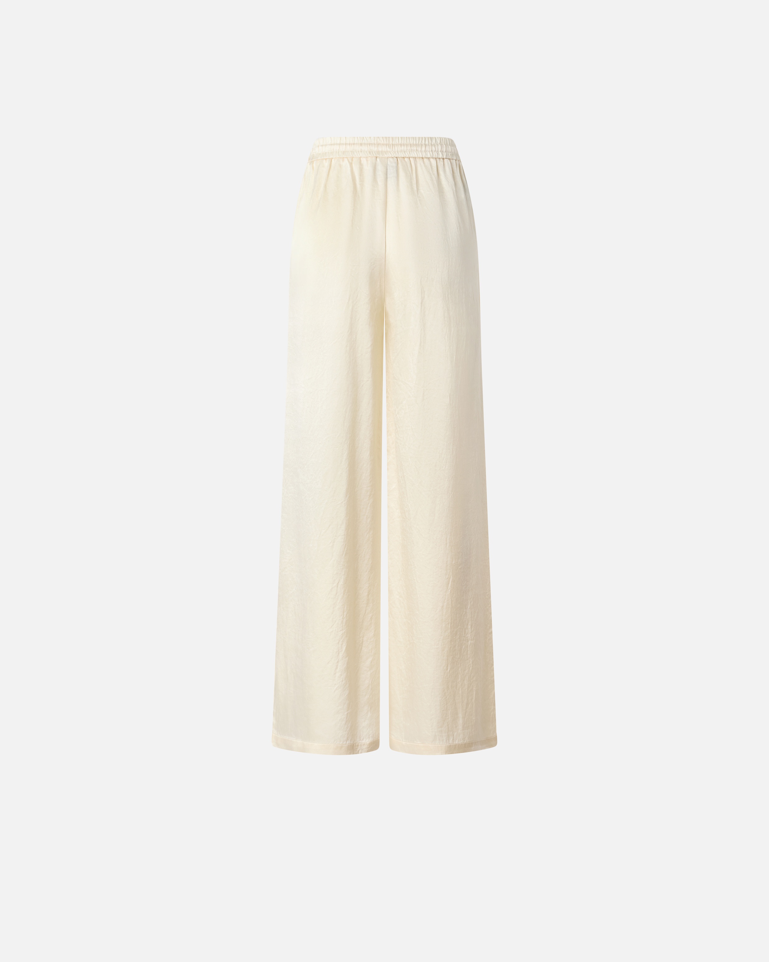 PYJAMA-STYLE PALAZZO TROUSERS IN SATIN - 2