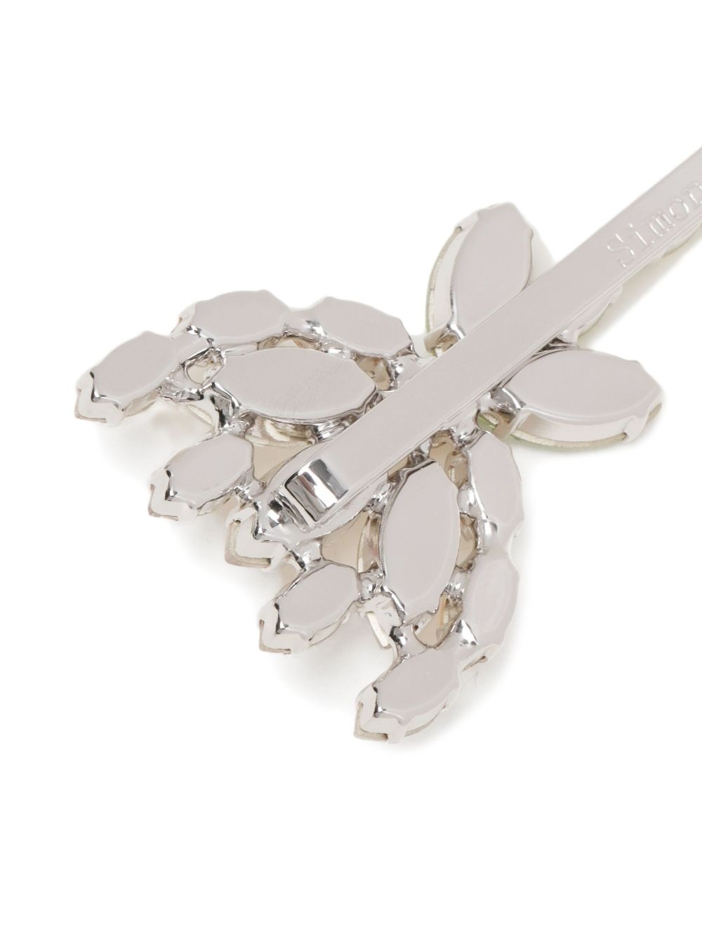rhinestone-embellished hair clip - 3