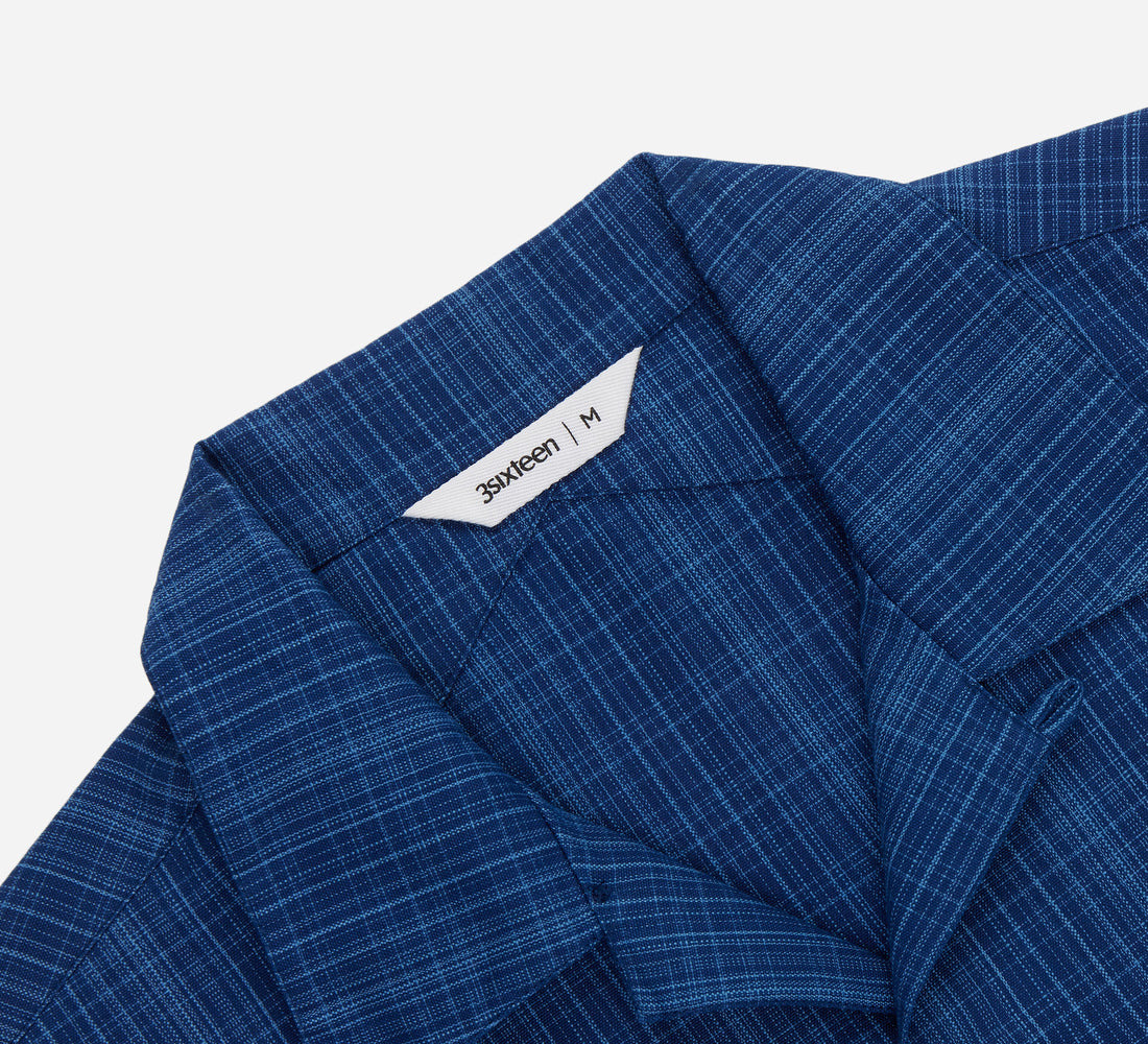 Vacation Shirt - Indigo Microcheck - 3