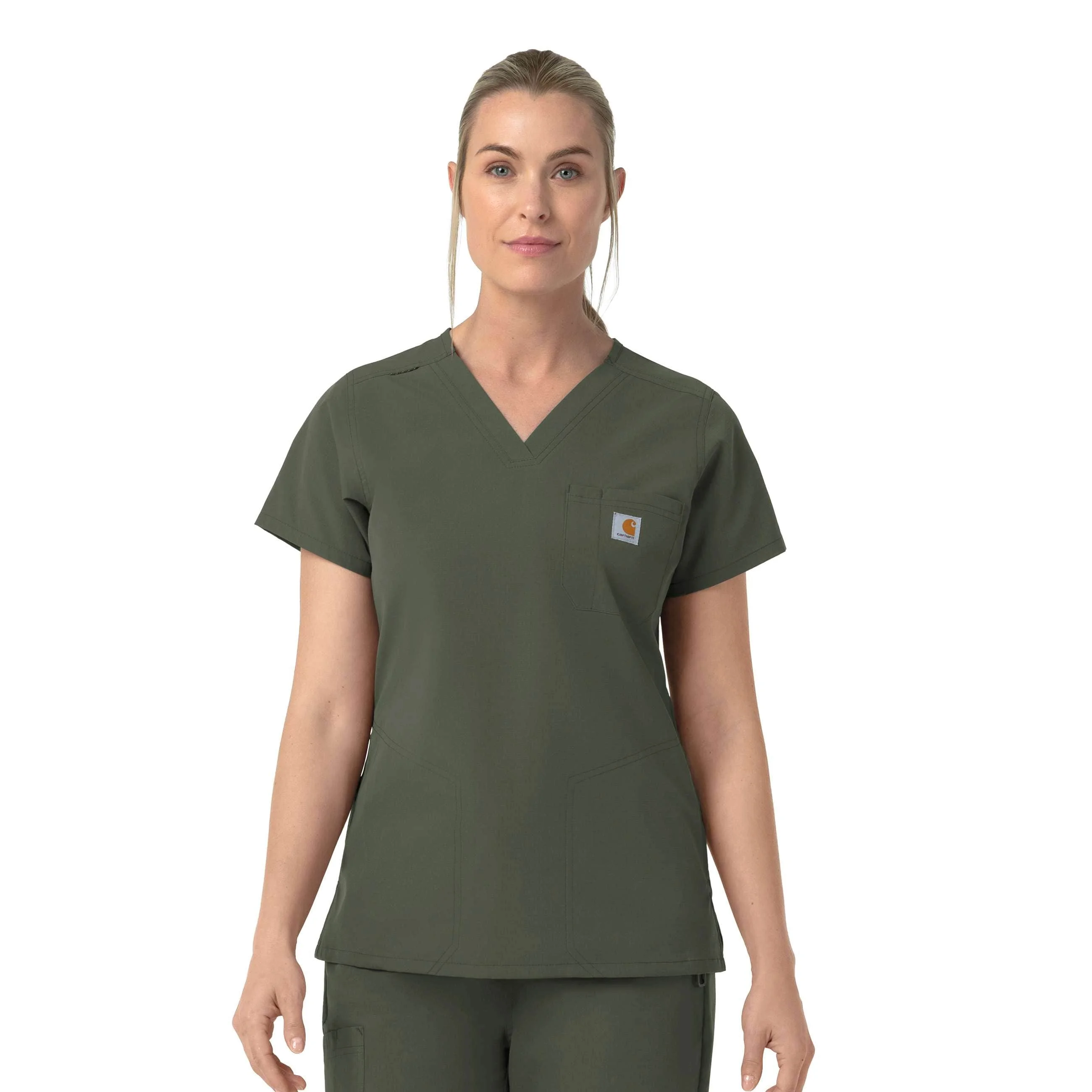 Women's Rugged Flex FLD V-Neck Scrub Top - 1