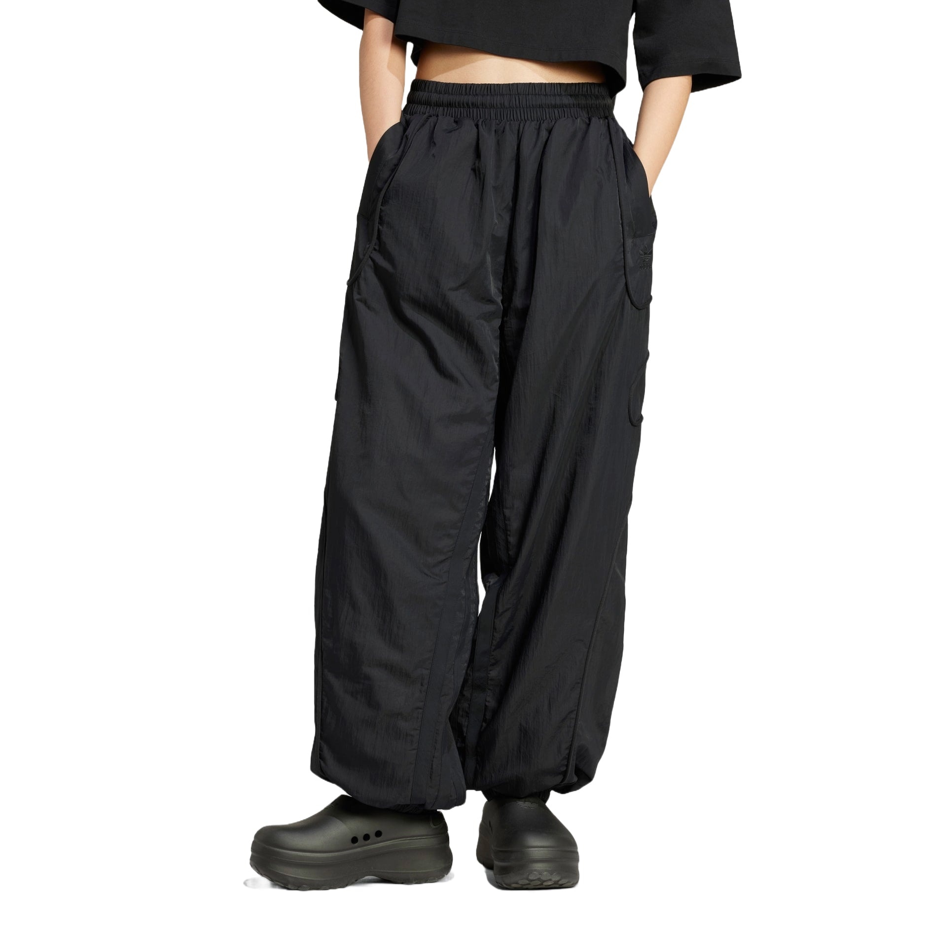 (WMNS) adidas Premium Pants Asia Sizing 'Black' IT9674 - 2