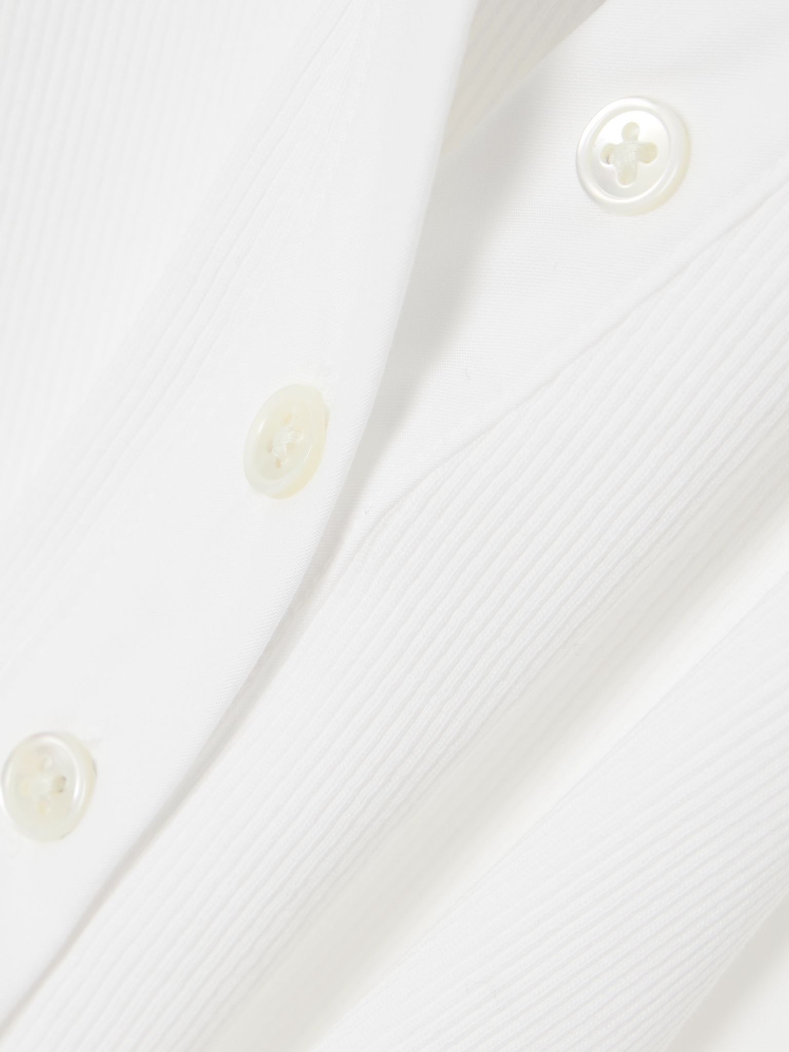Coralee poplin and ribbed stretch Pima cotton-jersey top White - 4