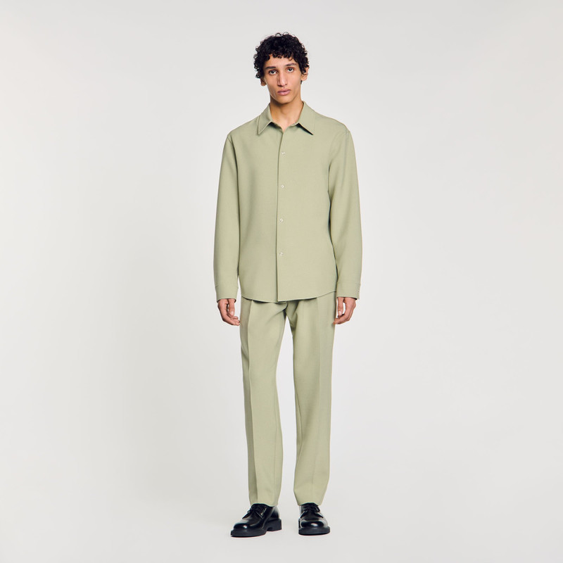 Sandro LONG-SLEEVED JERSEY SHIRT outlook