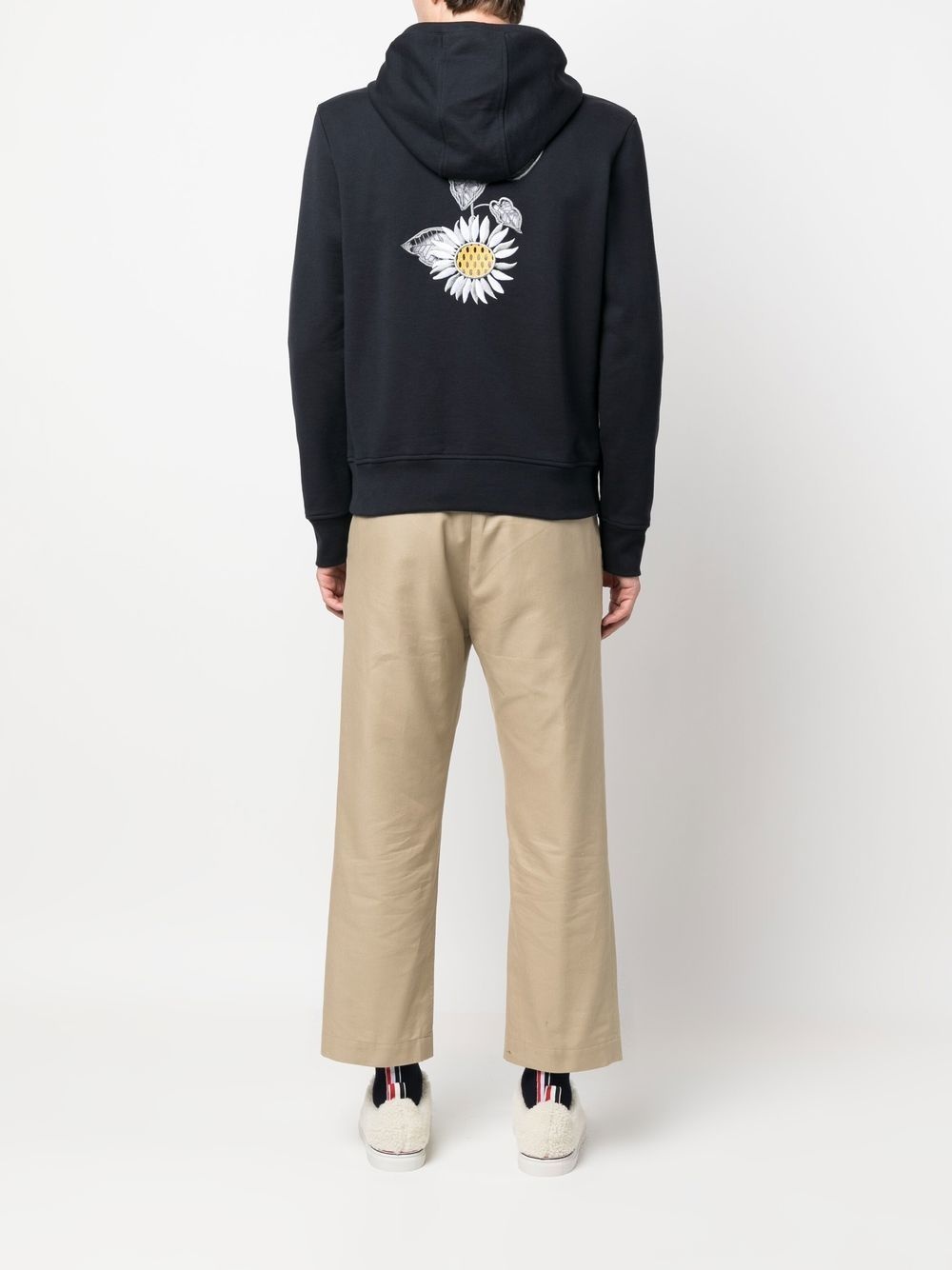 logo-patch hoodie - 2