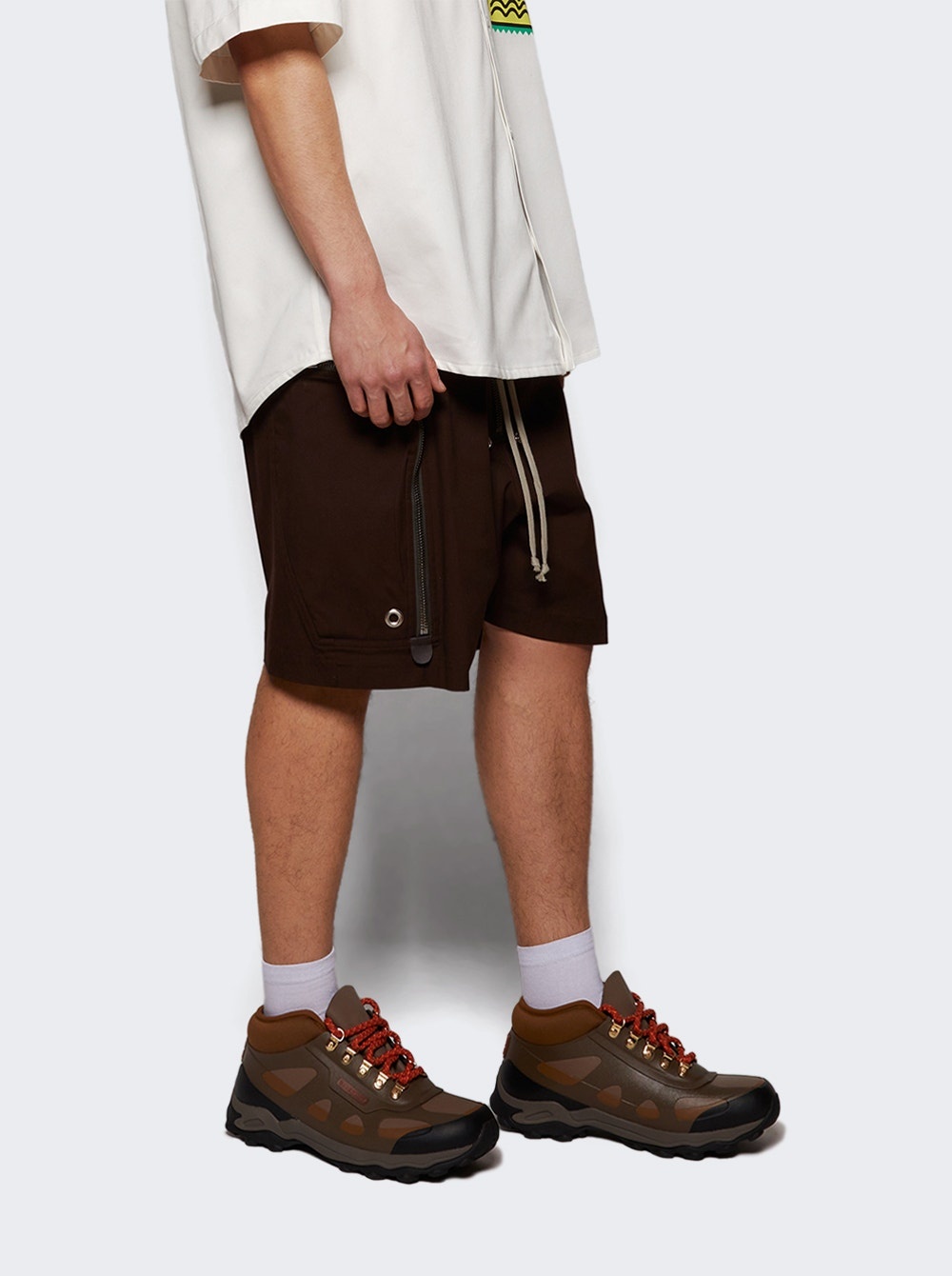 X Bogs Lace Up Hiking Boots Brown And Orange - 2