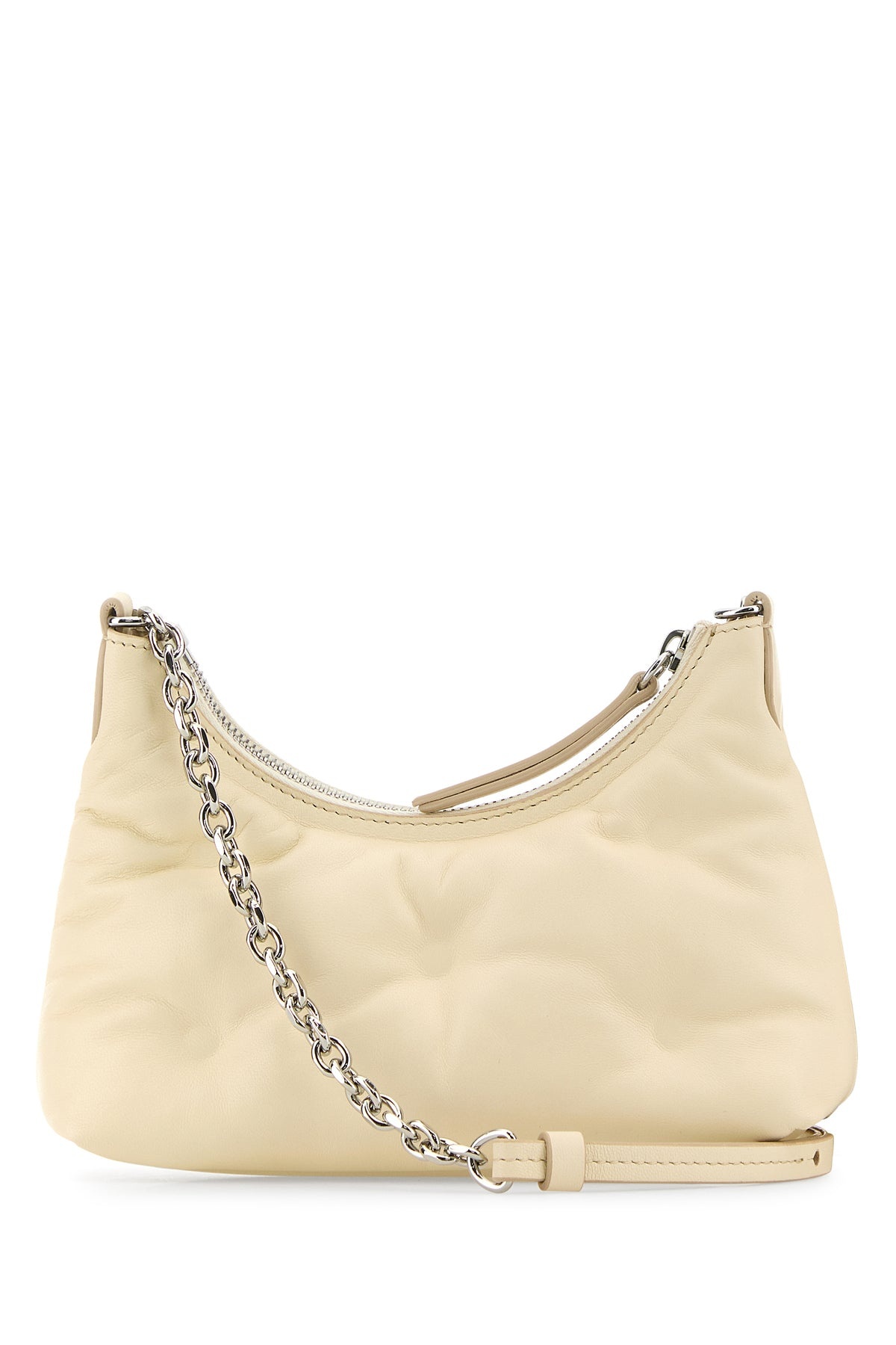 Ivory nappa leather micro Glam Slam Hobo shoulder bag - 3