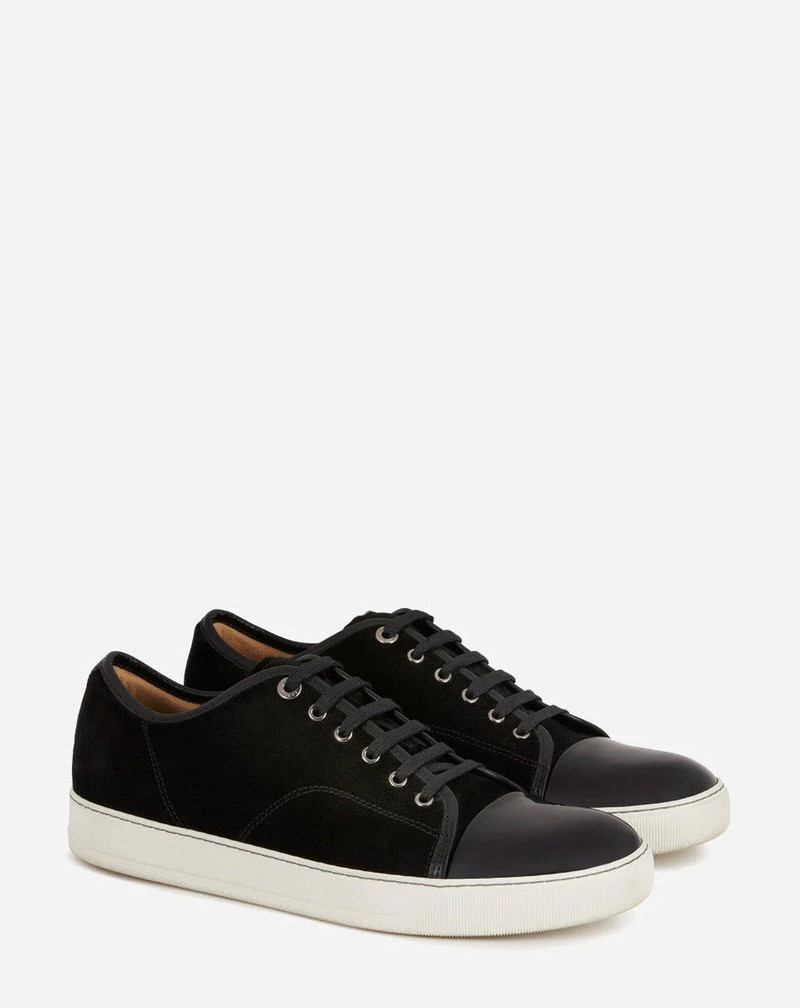 Lanvin DBB1 SUEDE AND PATENT LEATHER SNEAKERS outlook