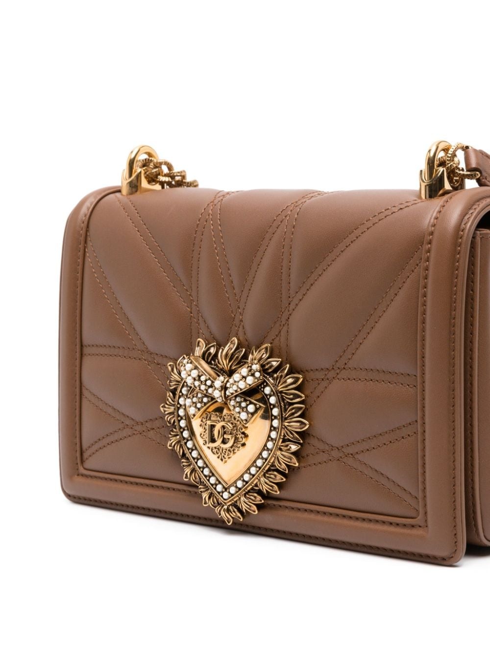 medium Devotion leather shoulder bag - 4