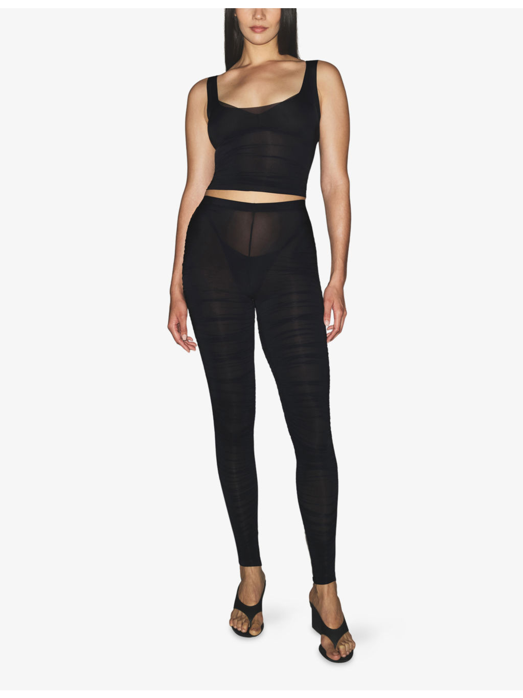 Milky Sheer Jersey Tank Top - 2
