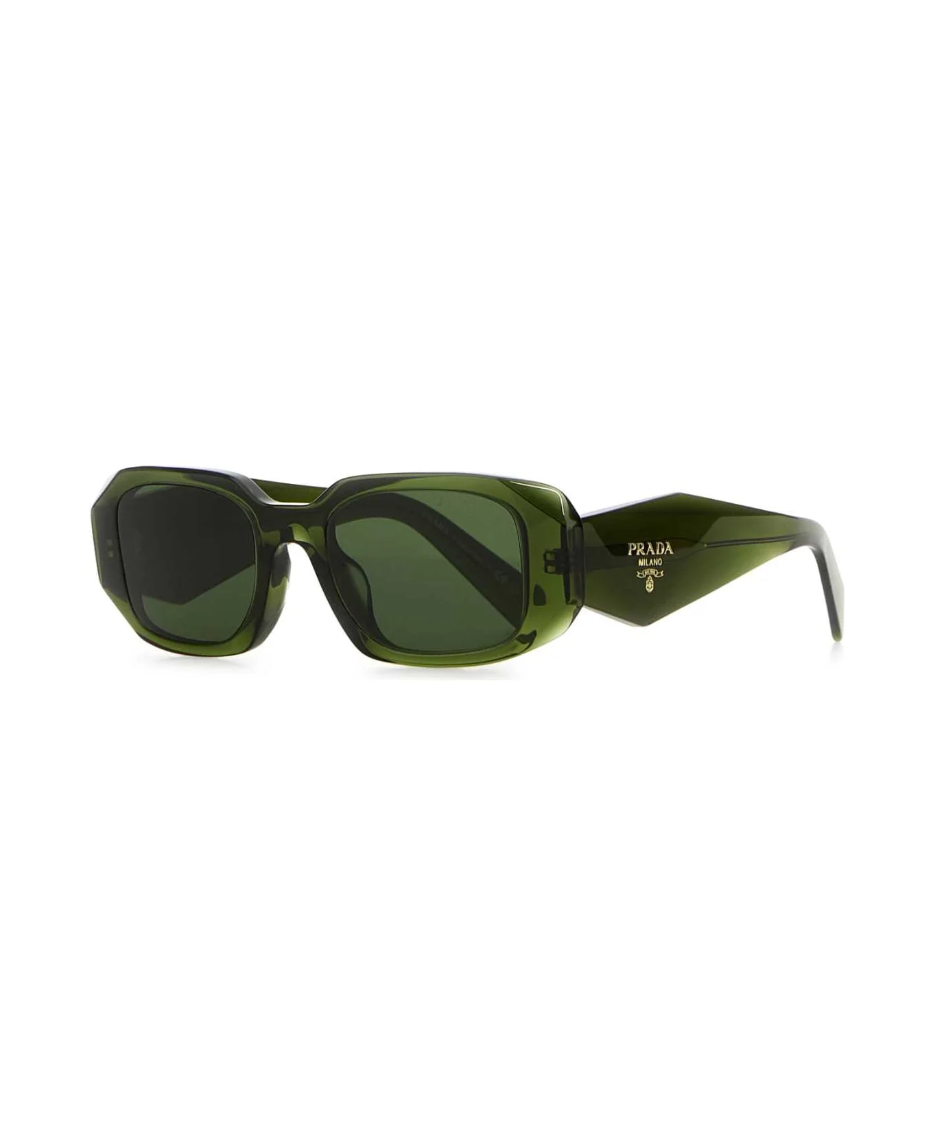 Army Green Acetate Sunglasses - 1