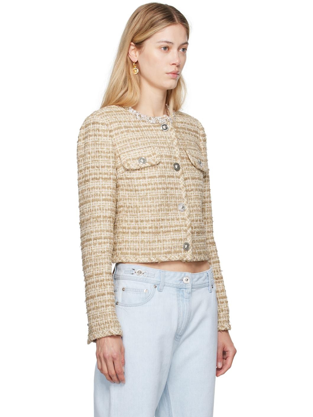 Beige Evening Jacket - 2