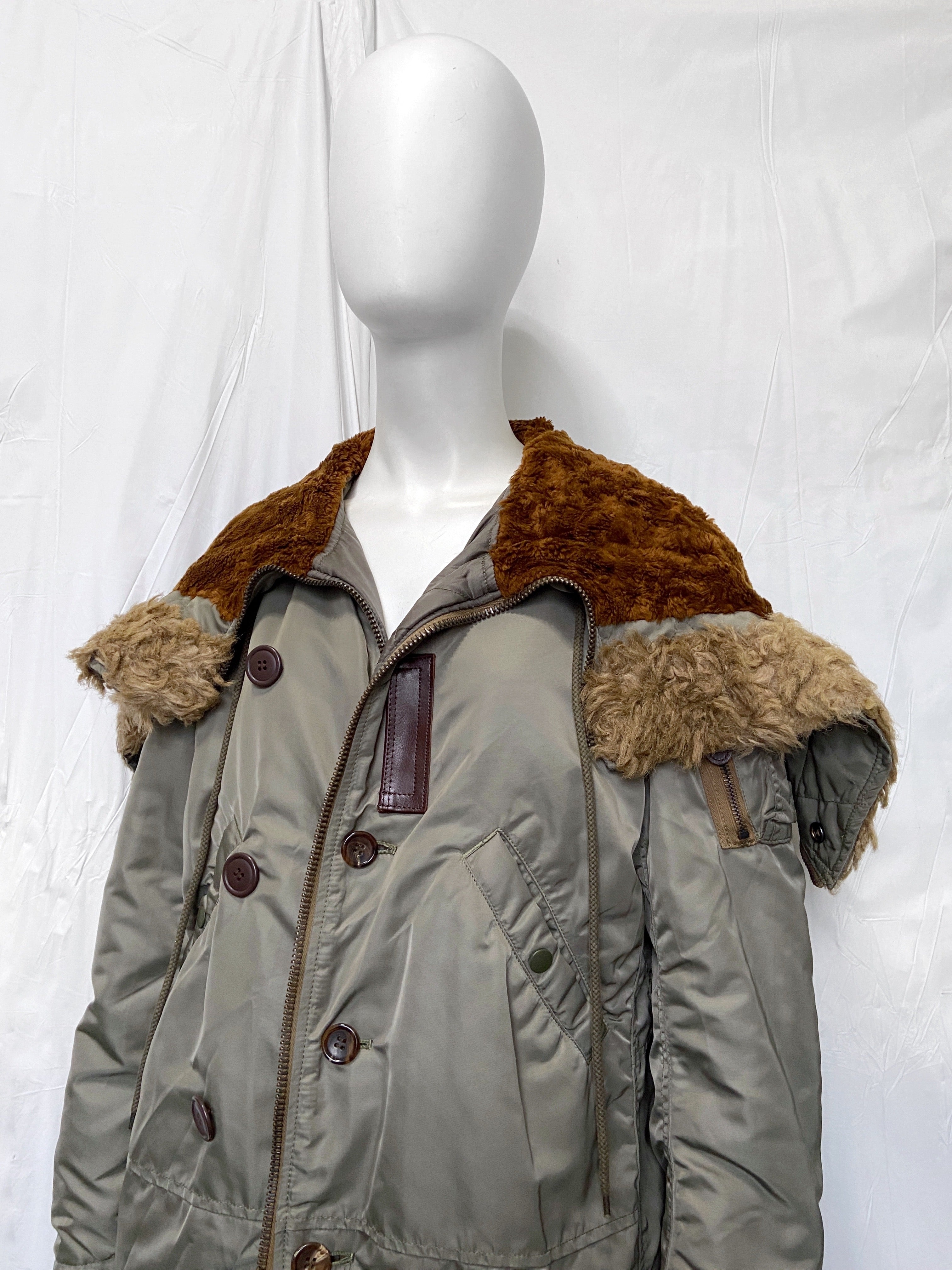 Junya Watanabe Fall 2006 Grail N-3B Oversized Military Parka Coat S - 7