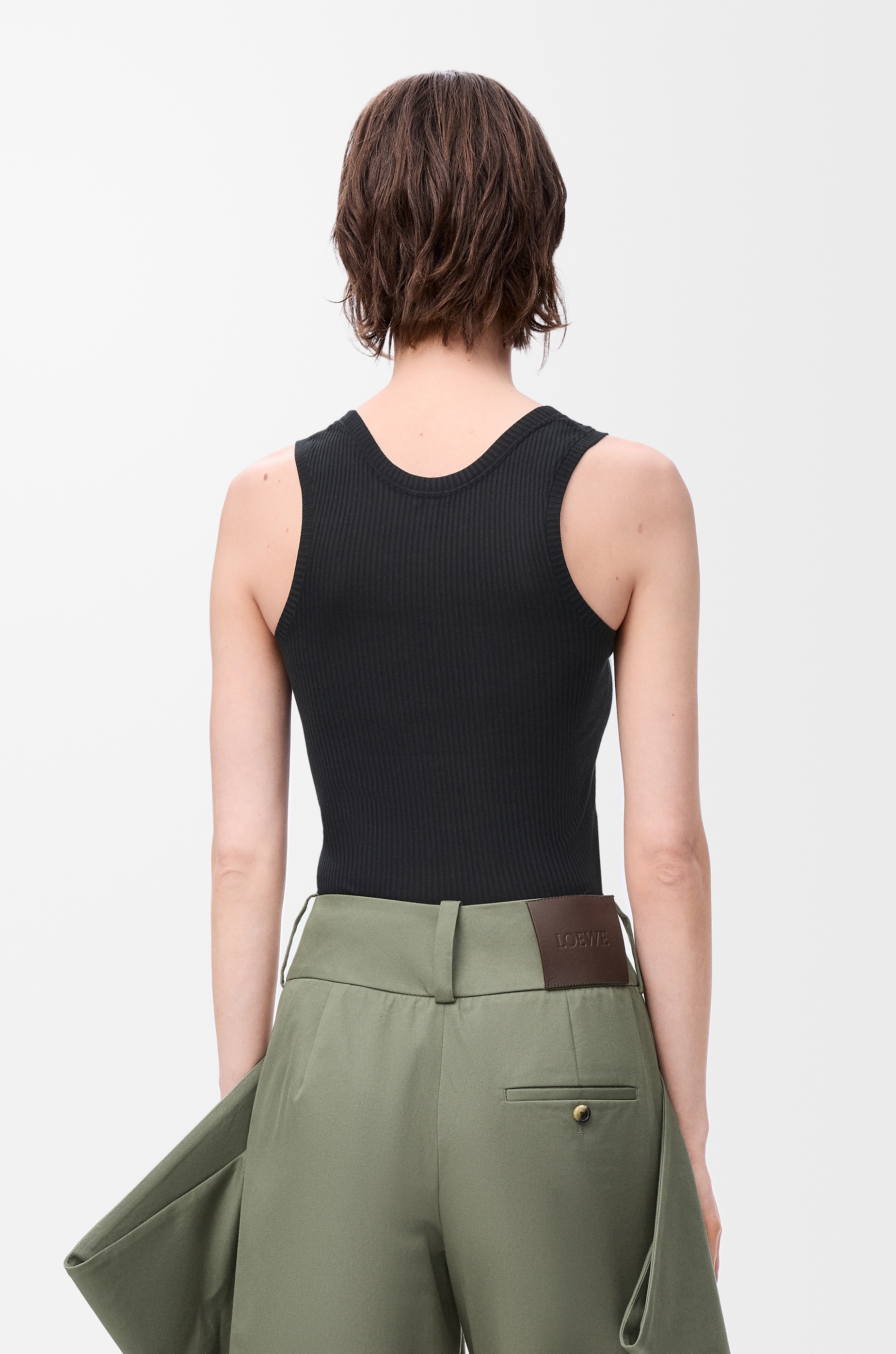 Anagram tank top in silk - 4