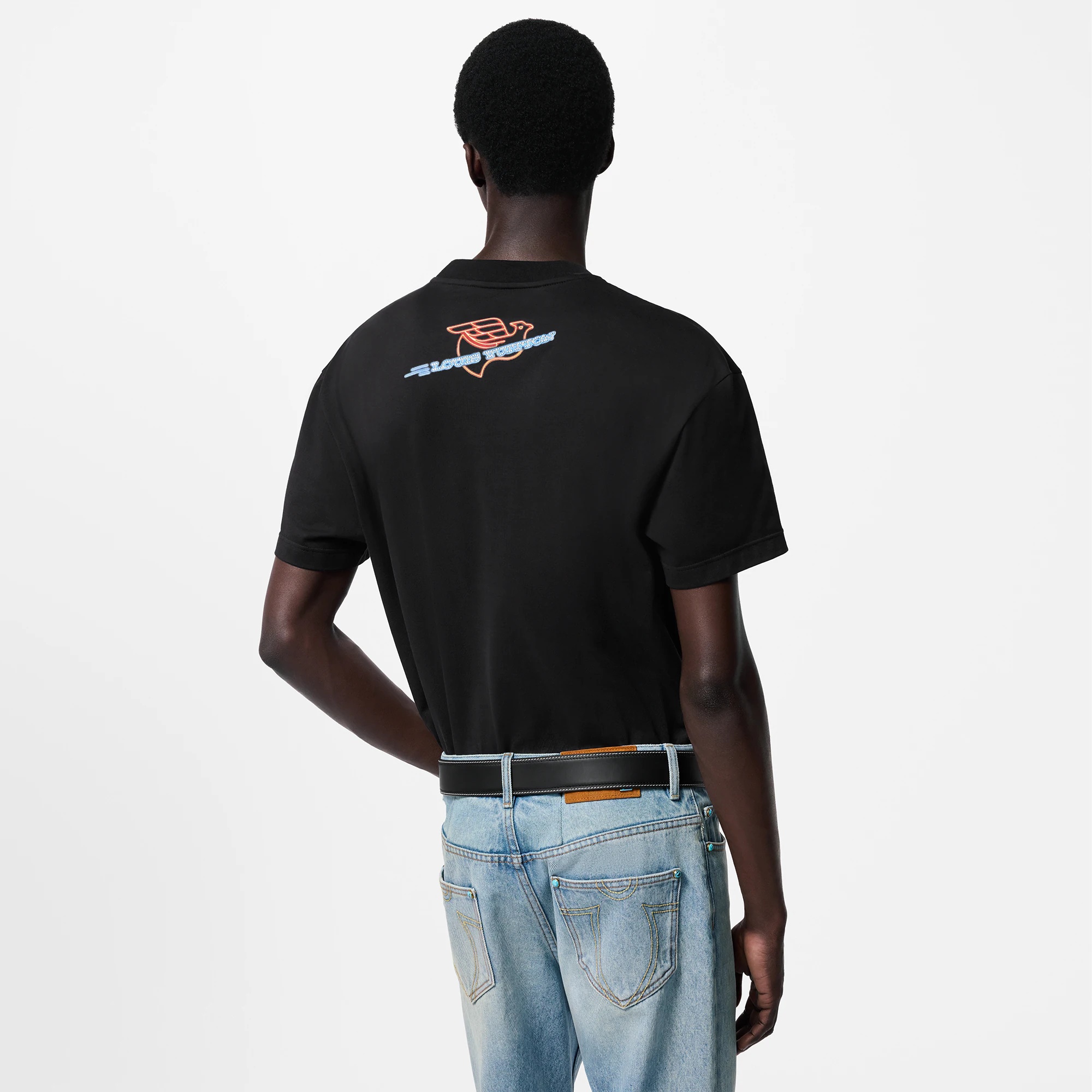 Graphic Embellished Cotton T-Shirt - 5