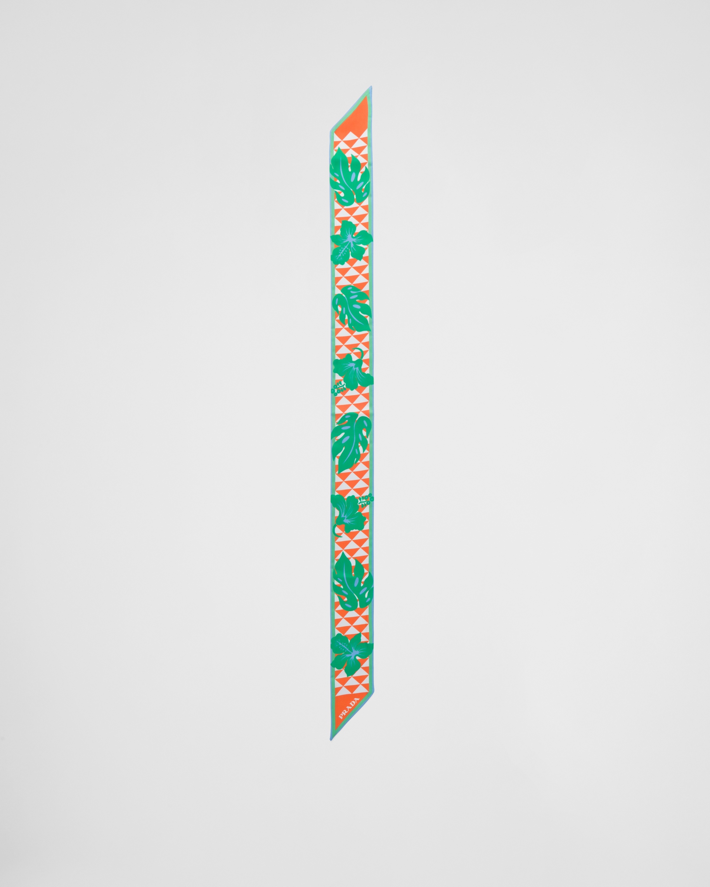 Printed silk twill scarf - 3