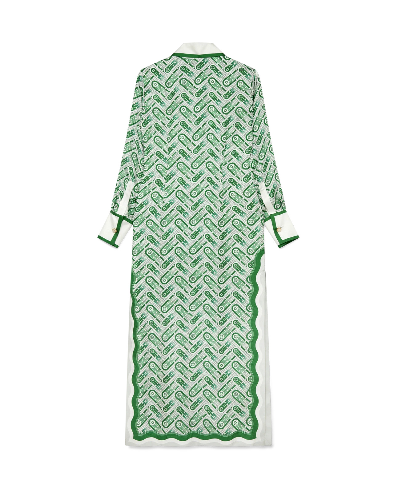 Ping Pong Monogram Silk Dress - 2