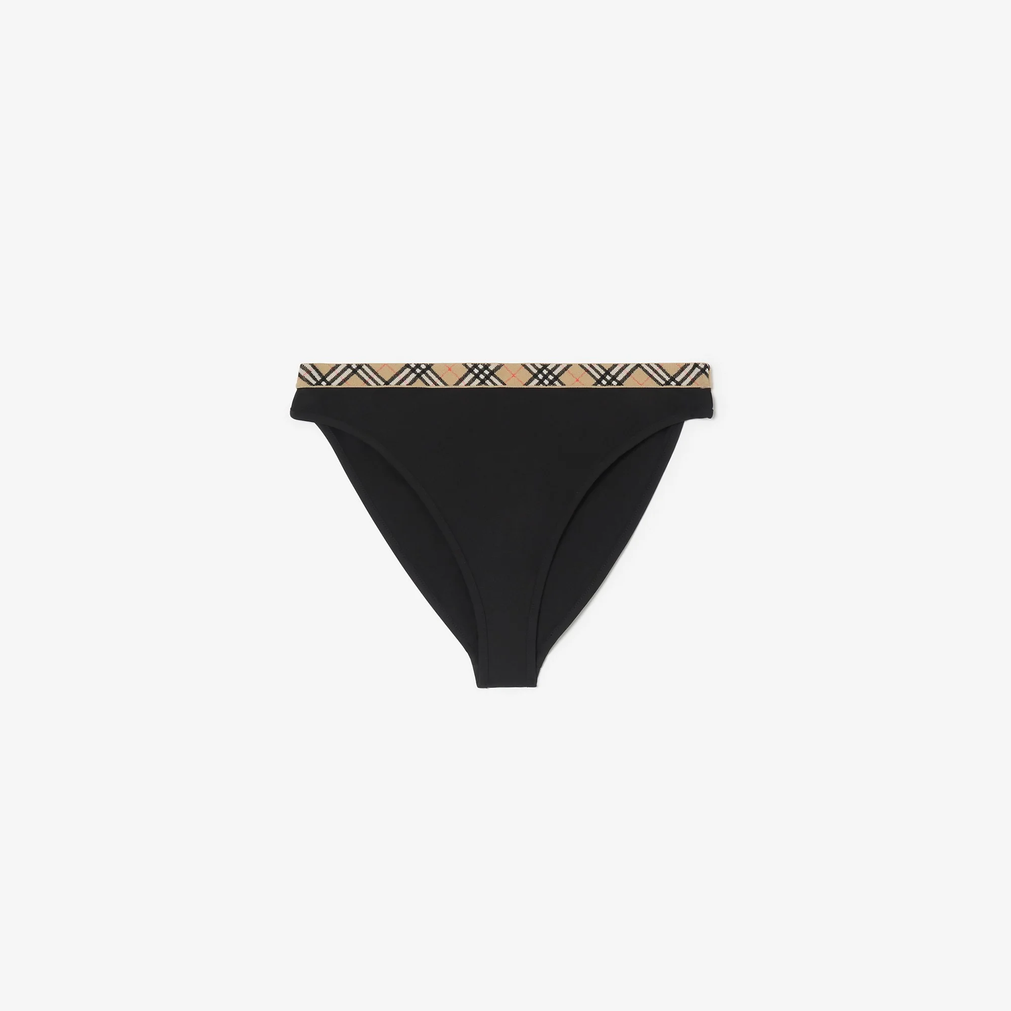 Check Trim Bikini Briefs - 1