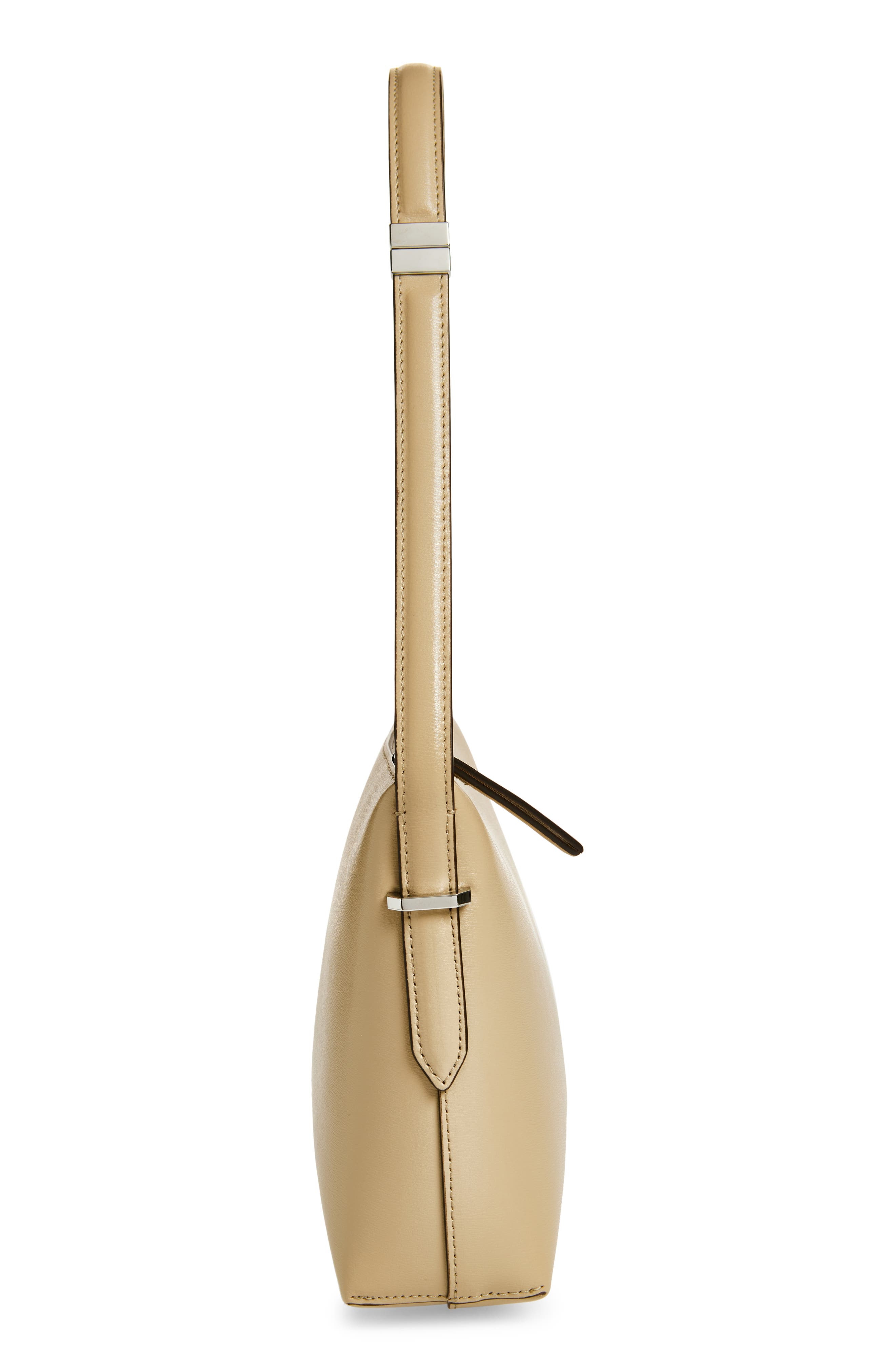 TOTEME Scoop Leather Clutch in Fawn at Nordstrom - 6