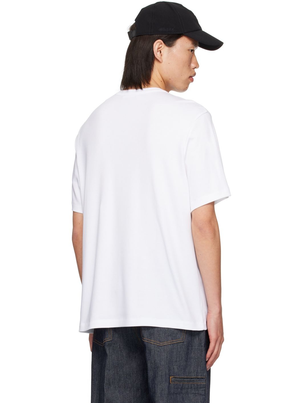 White Utility Pocket T-Shirt - 3