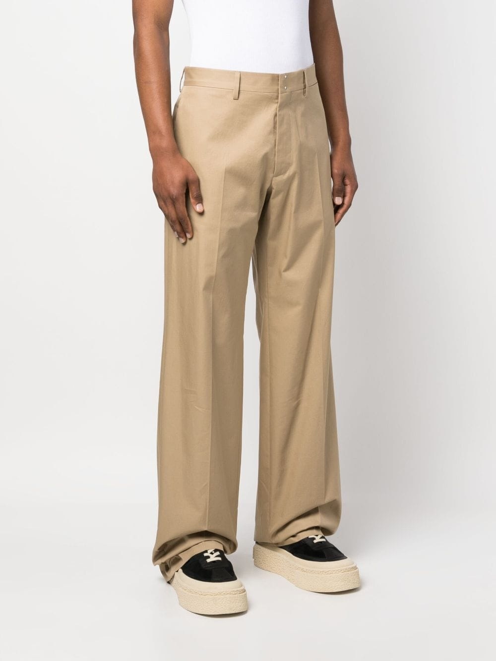 wide-leg tailored trousers - 6