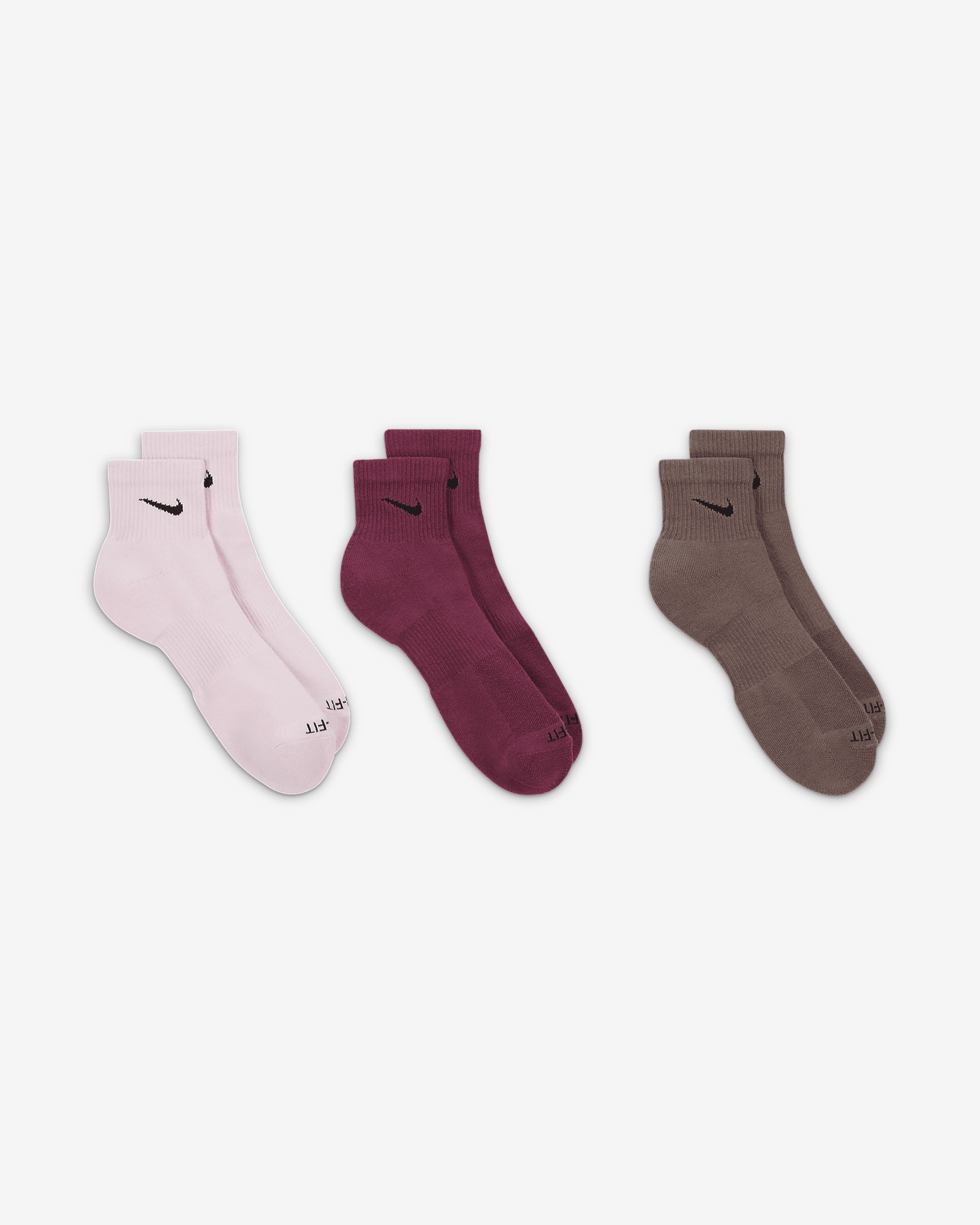 Nike Everyday Plus Cushioned Training Ankle Socks (3 Pairs) - 3
