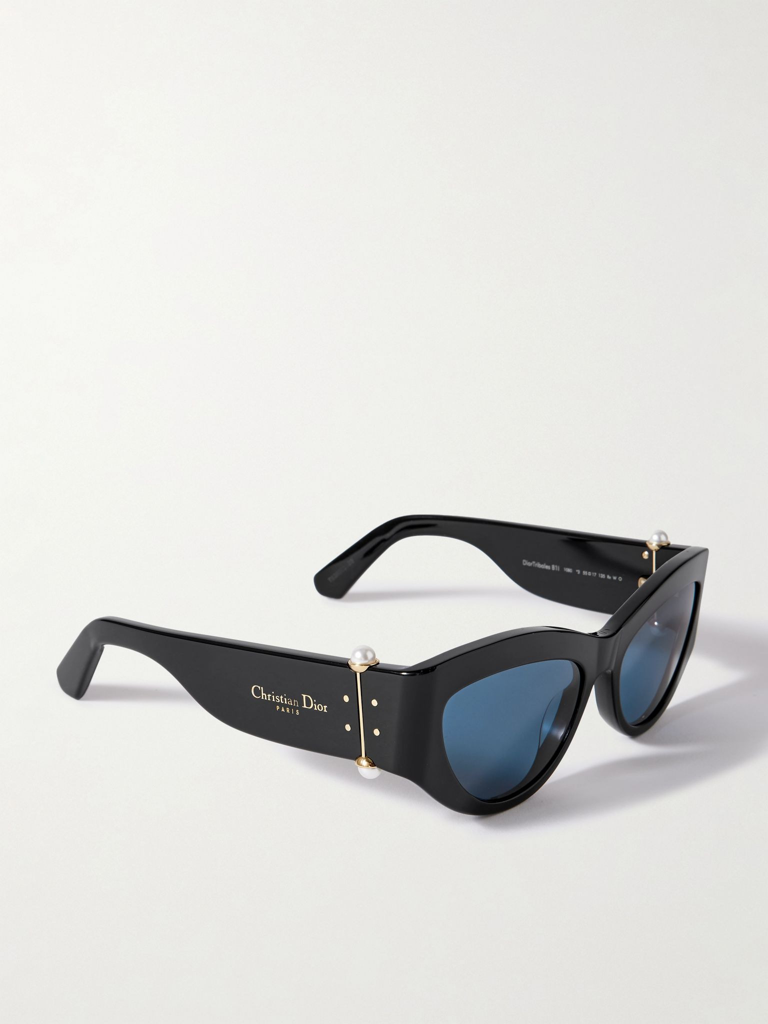 DiorTribales B1l oversized D-frame embellished acetate sunglasses Black - 3