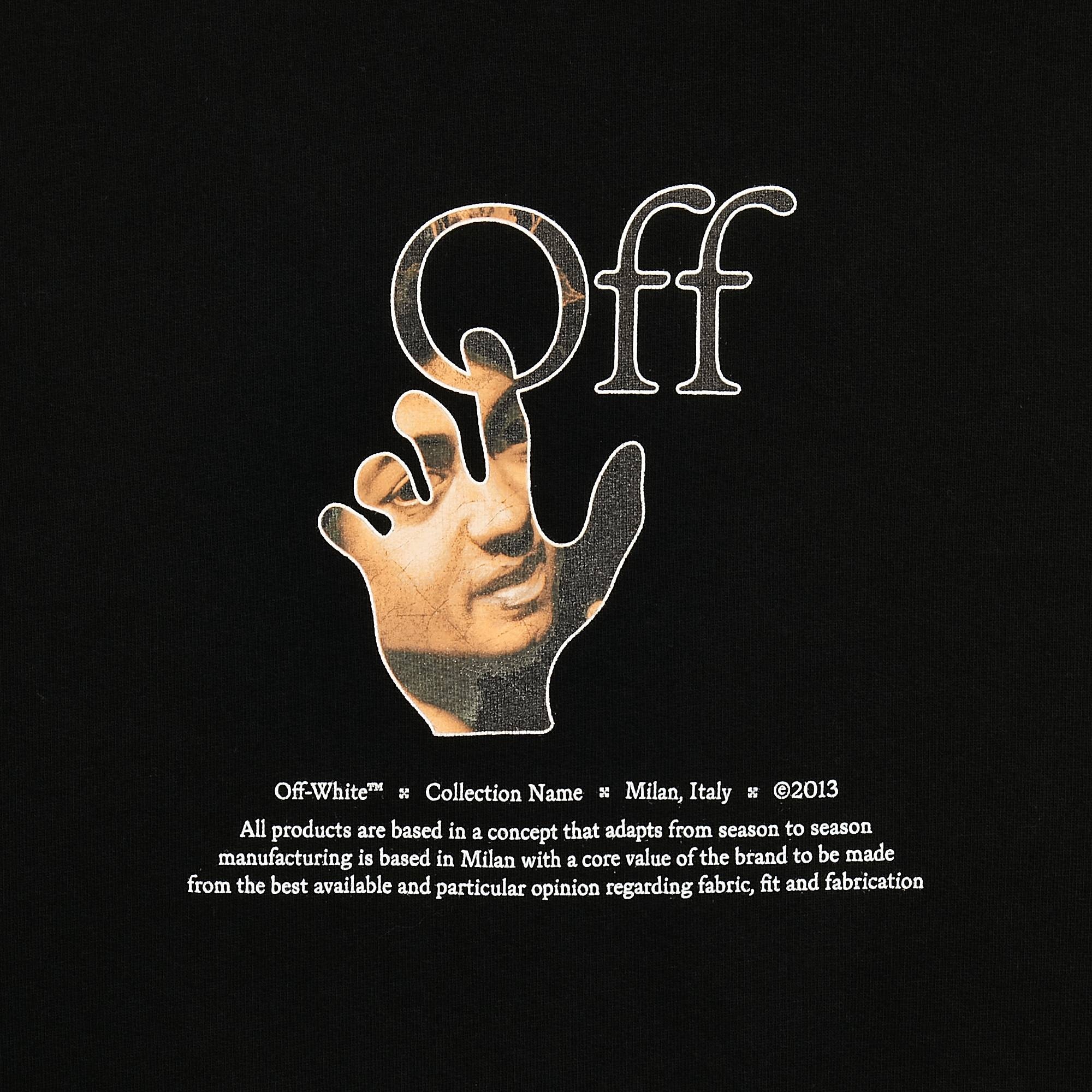 Off-White Caravaggio Hand Over Crewneck 'Black/Multicolor' - 3