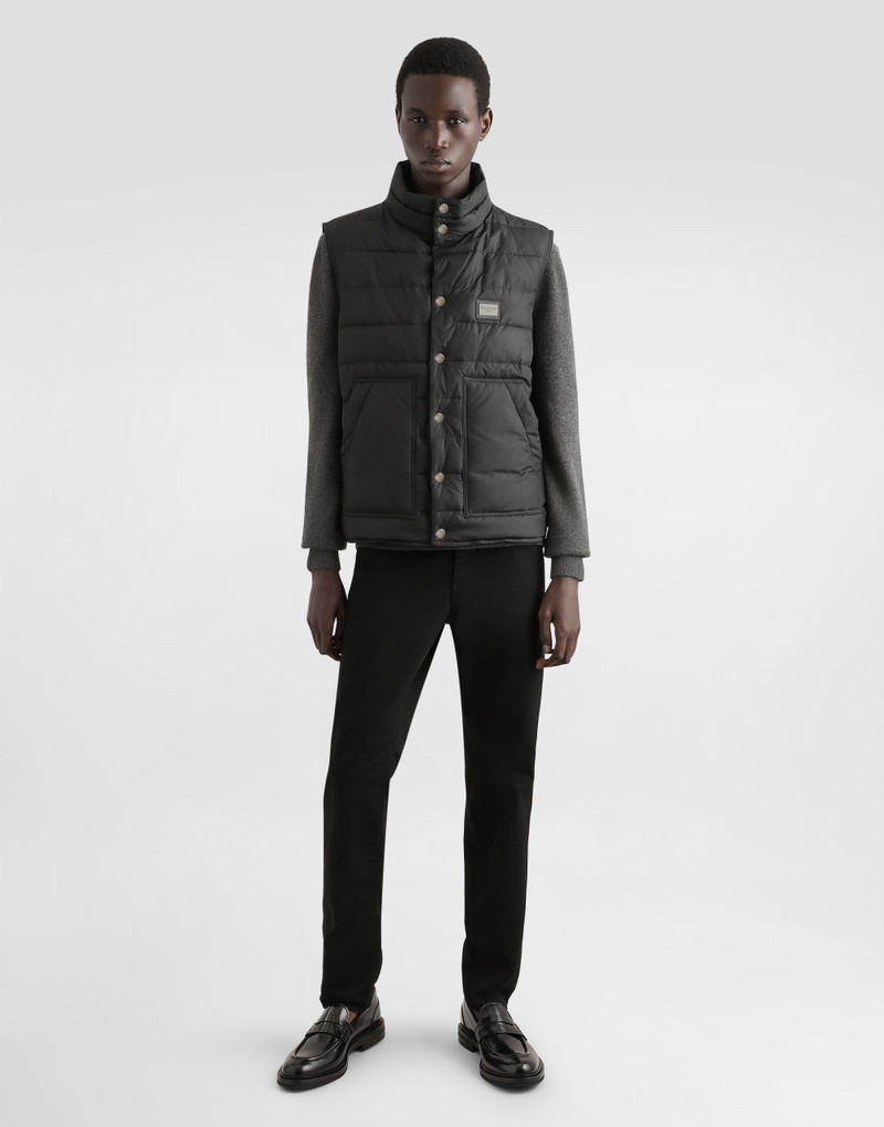 Dolce & Gabbana Nylon vest with branded tag outlook