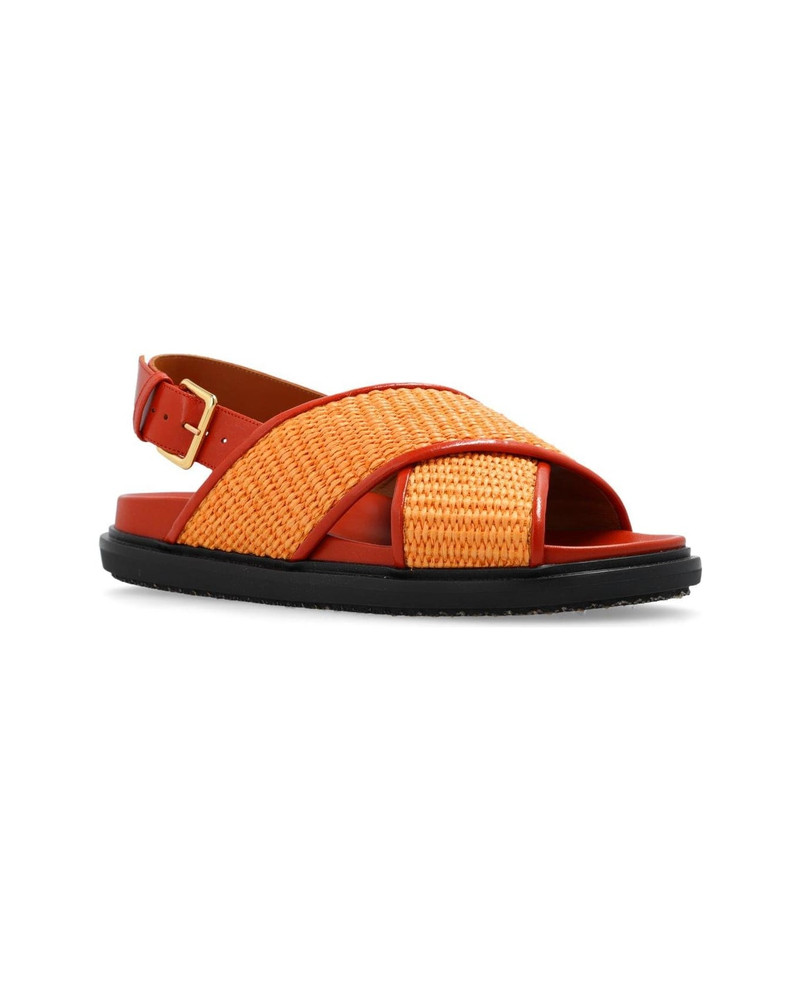 Marni Fussbett Cross-strap Sandals Marni outlook