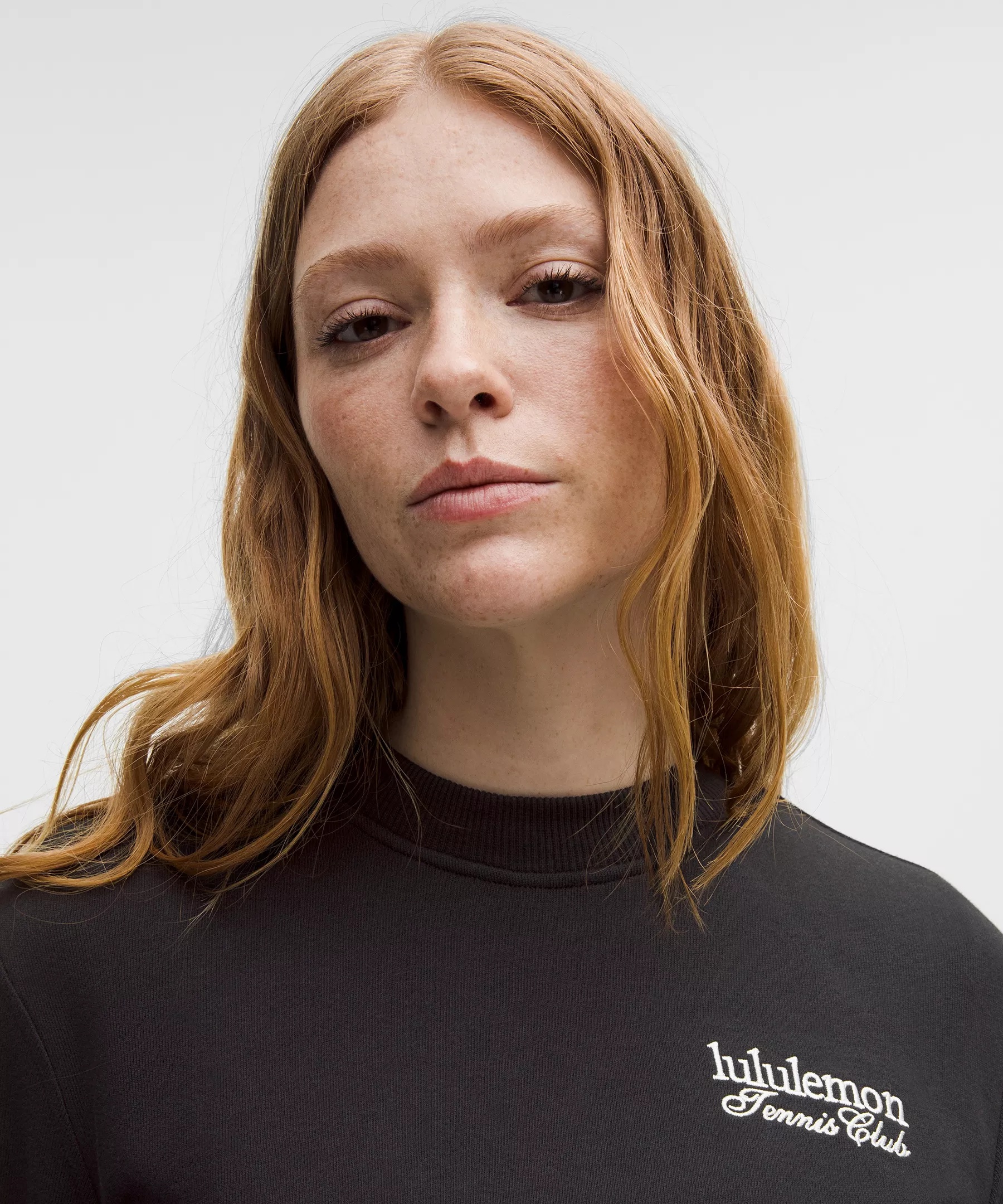 Cotton French Terry Crewneck Pullover *Tennis Club - 4