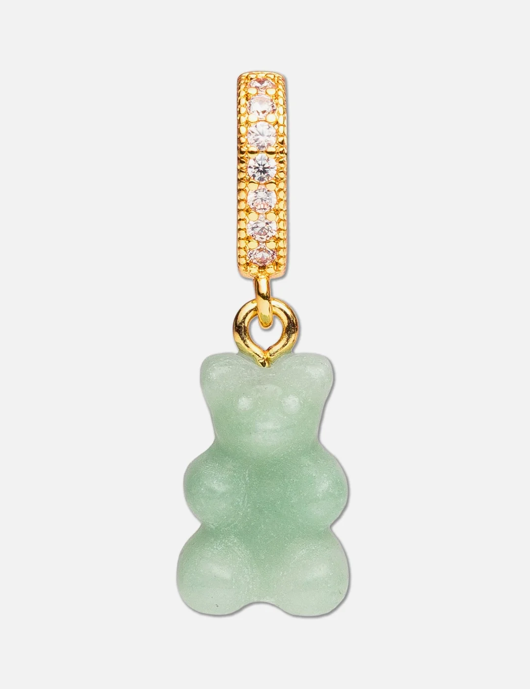 CRYSTAL NOSTALGIA BEAR PAVE CONNECTOR - 1