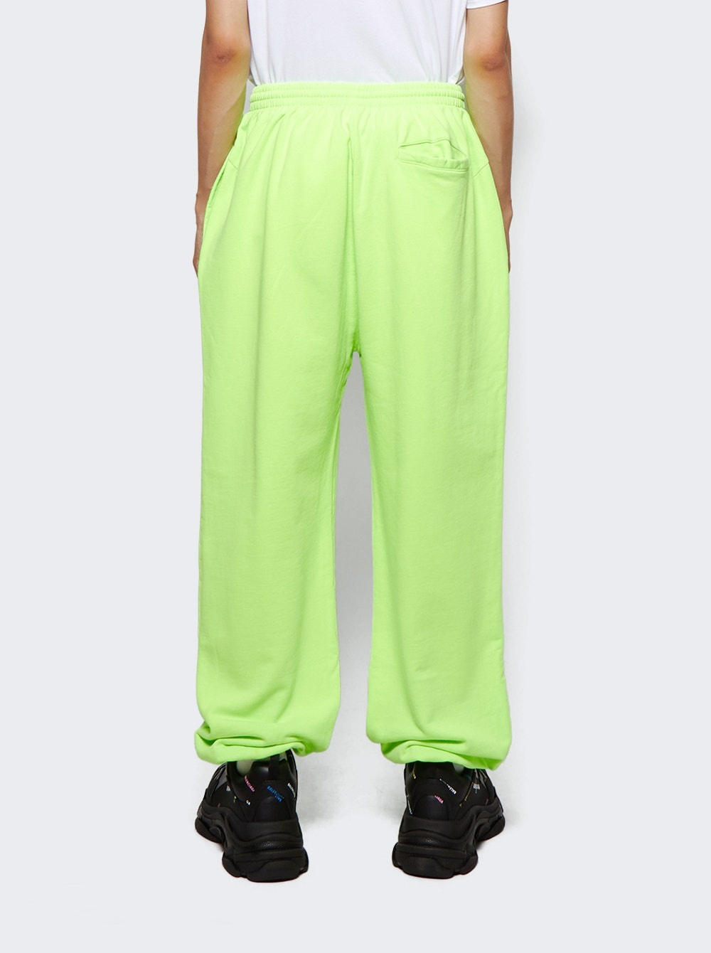 X Apple Music Sweatpants Fluo Green & Black - 5