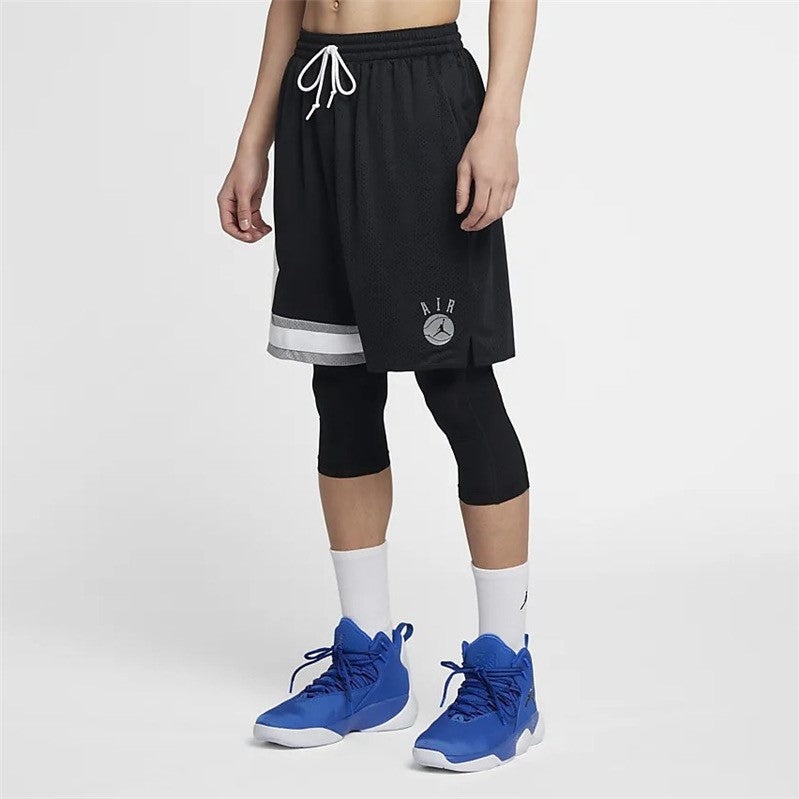 Air Jordan Drawstring Casual Sports Shorts Black CZ2505-010 - 3